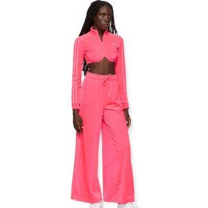 adidas X Jeremy Scott solar pink lounge velour pants Size XL